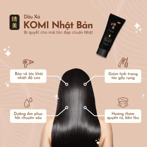 công dụng dầu xả komi