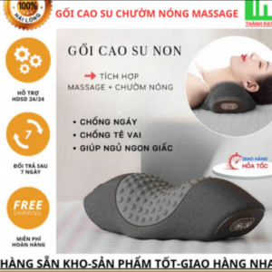 Gối Kê Đầu Tích Hợp Massage Và Chườm Nóng