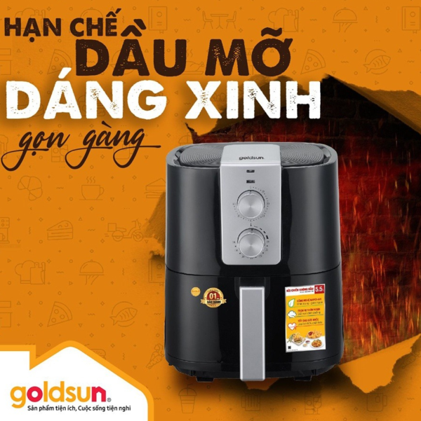 Nồi Chiên Không Dầu Cơ Goldsun