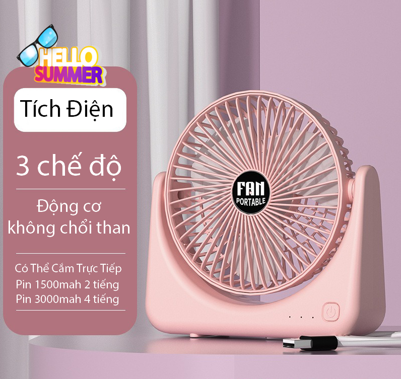 Quạt Tích Điện Cao Cấp